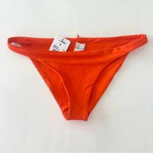 NWT L*space Swim, Camacho Bikini Bottom in flame/bright orange, Size M